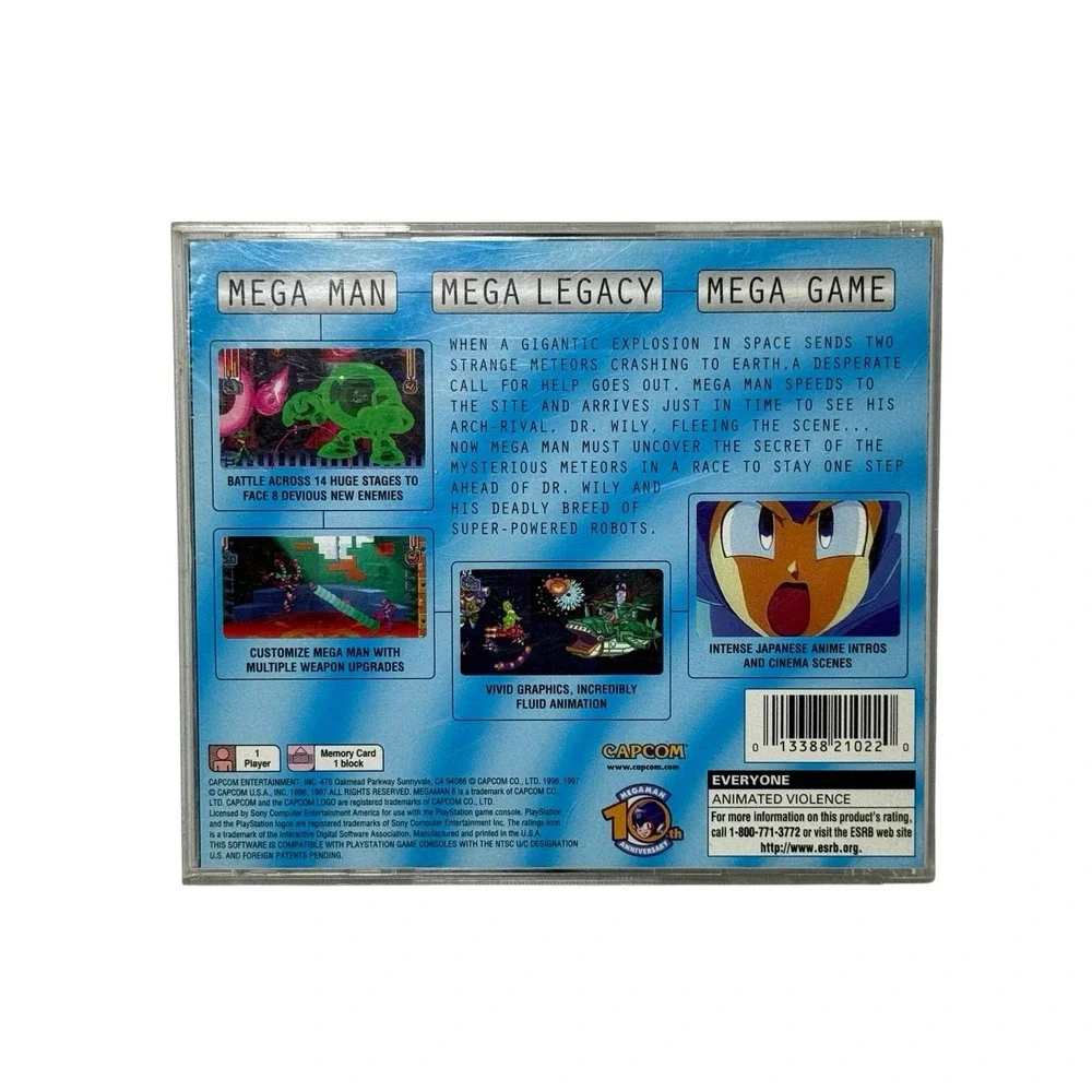 Mega Man 8: Anniversary Edition (PlayStation PS1) Disc Only Tested Works